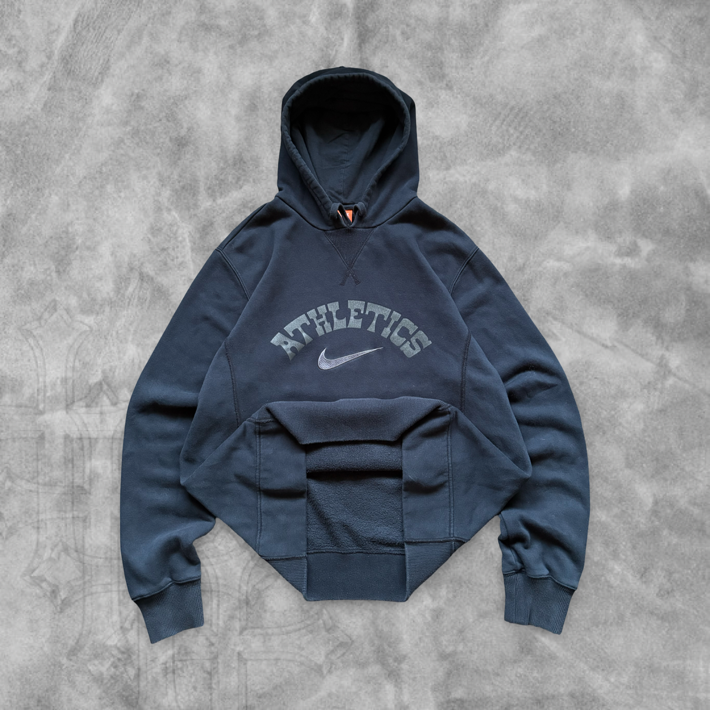 Black Nike Athletics Hoodie 2000s (L)