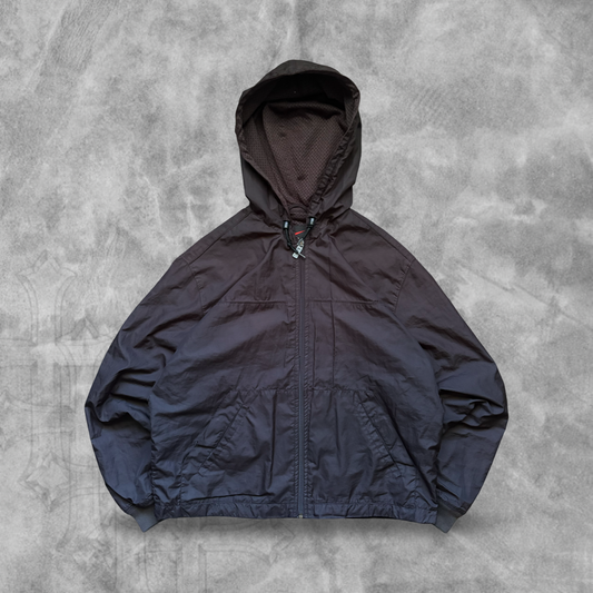 Black Nike Zip Up Jacket 1990s (L)