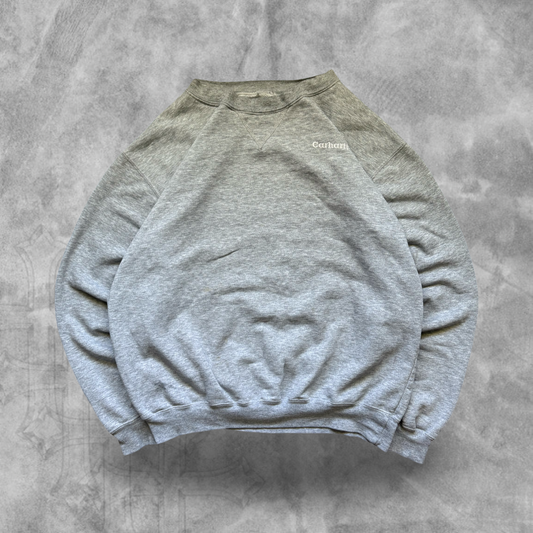 Grey Carhartt Sweatshirt 1990s (L)