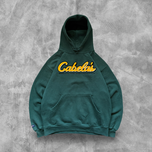 Green Cabela’s Hoodie 1990s (M)