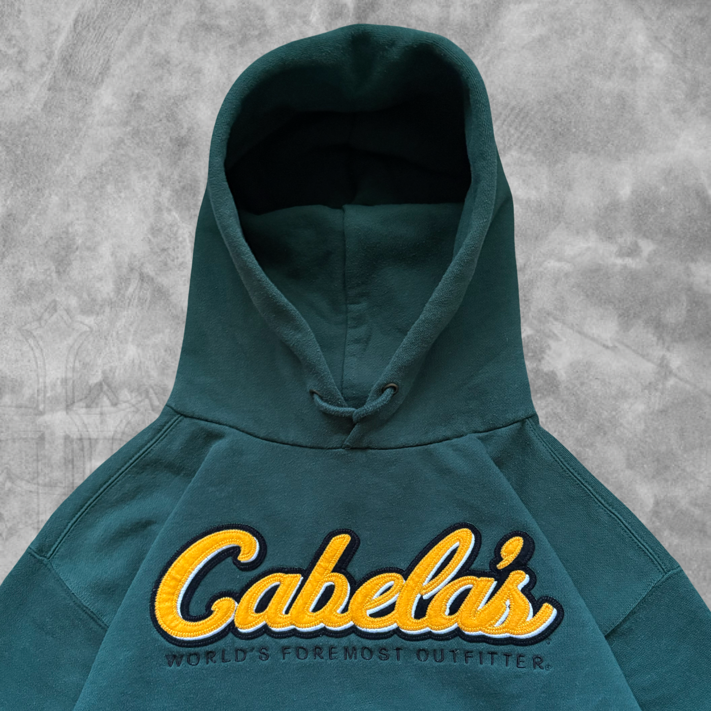 Green Cabela’s Hoodie 1990s (M)