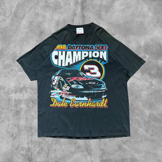 Black Dale Earnhardt Daytona 500 Shirt 1990s (XL)
