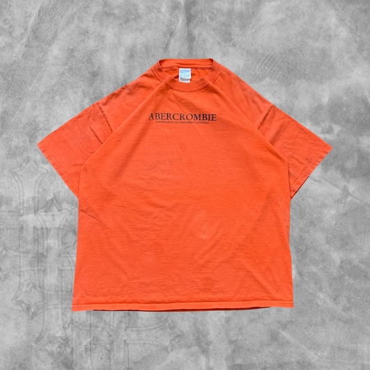 Orange Abercrombie Surfboards Shirt 1990s (XL)