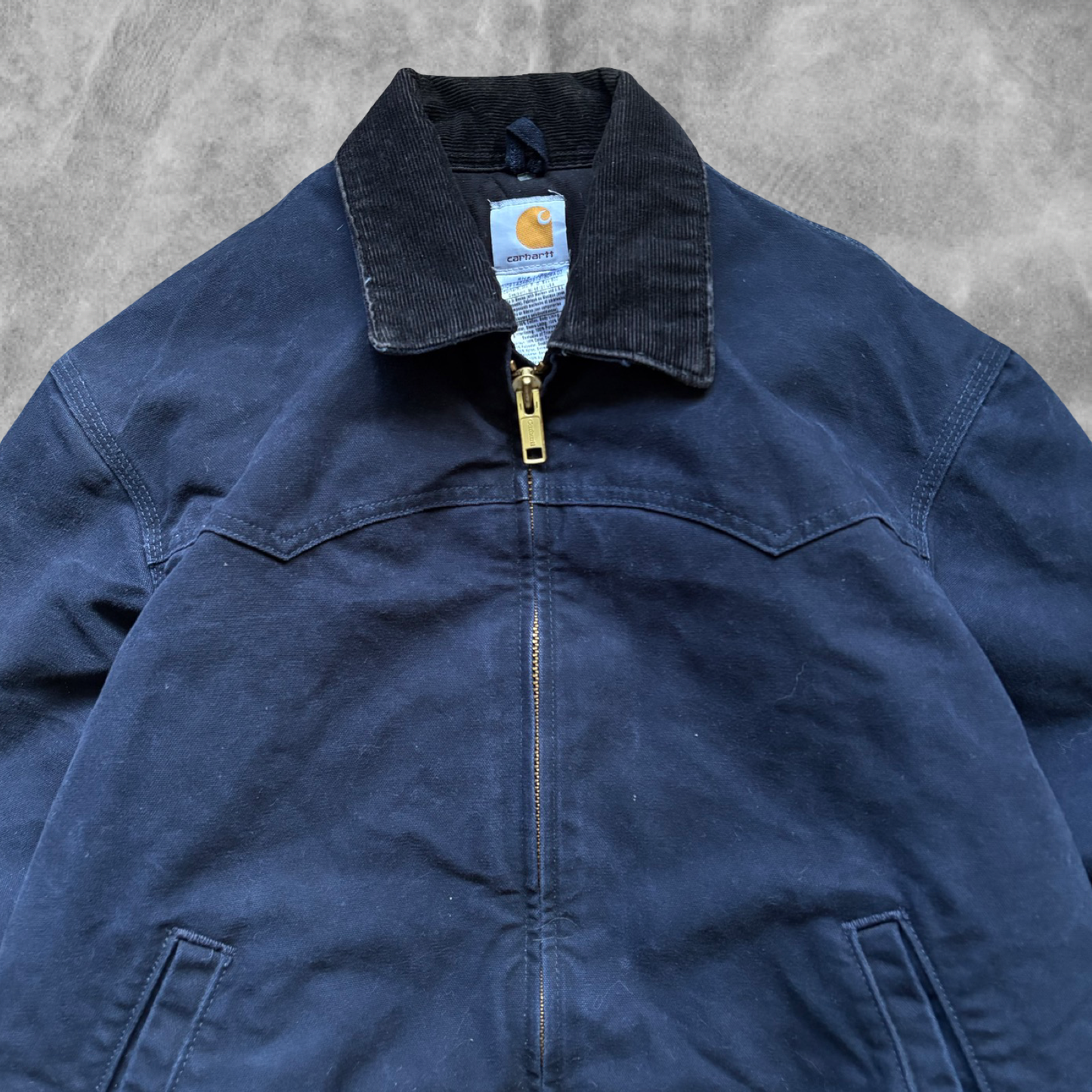 Navy Blue Carhartt Santa Fe Jacket 2000s (L)