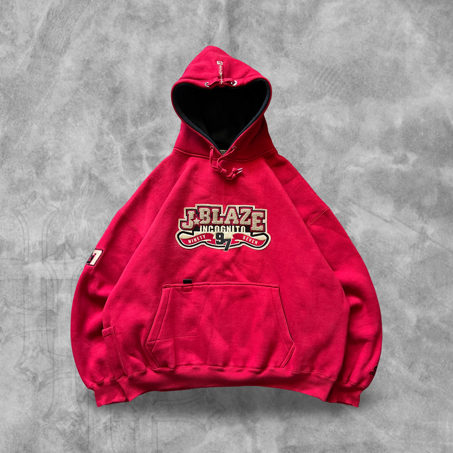Red Johnny Blaze Hoodie 1990s (XXL)