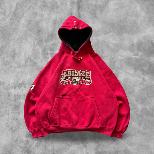 Red Johnny Blaze Hoodie 1990s (XXL)