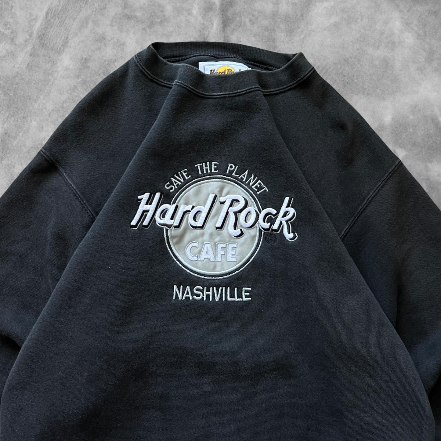 Black Hard Rock Cafe Sweatshirt 1990s (M)