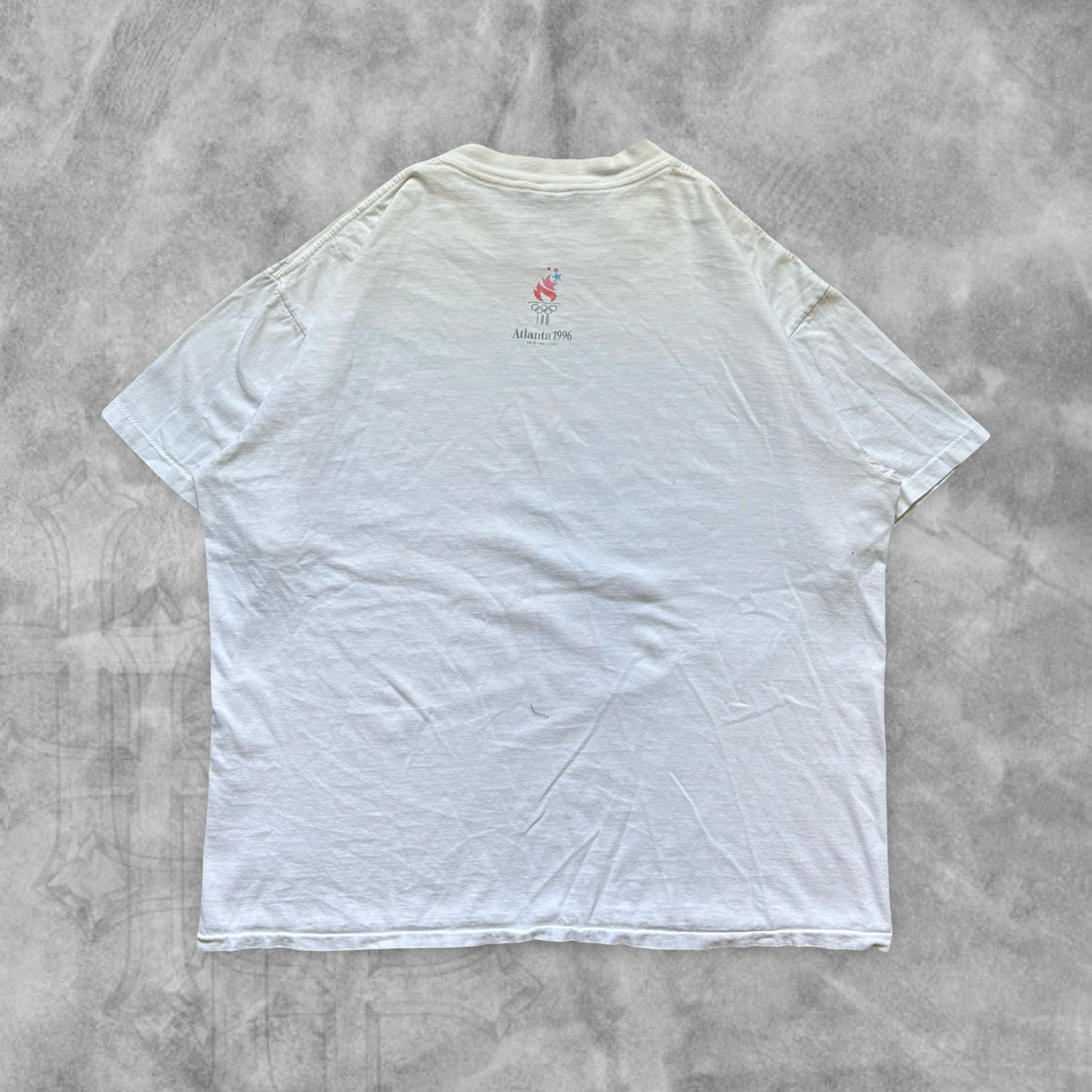 White Whatizit USA Olympics Shirt 1990’s (L)
