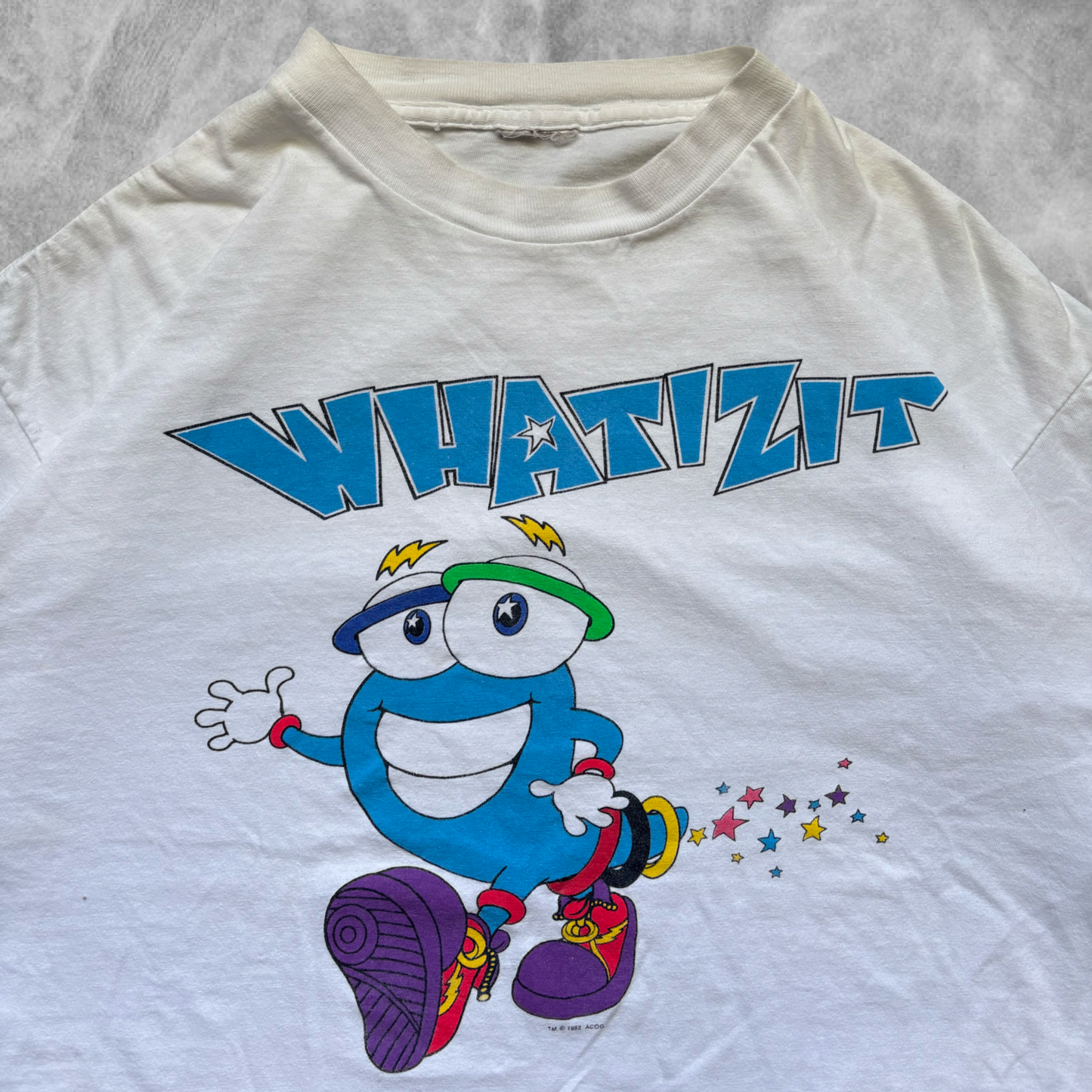 White Whatizit USA Olympics Shirt 1990’s (L)