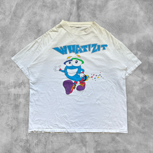 White Whatizit USA Olympics Shirt 1990’s (L)