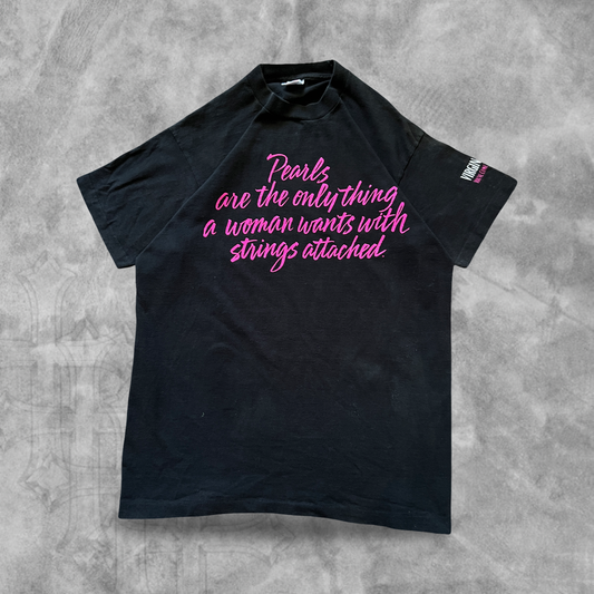Black Virginia Slims Shirt 1990s (L)