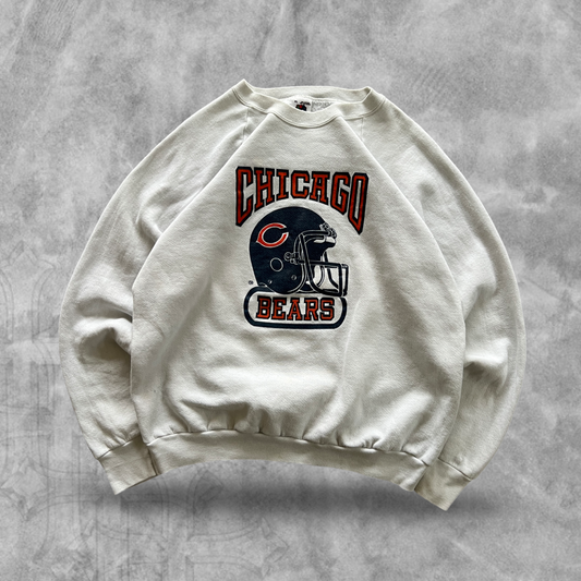 White Chicago Bears Sweatshirt 1990s (L)