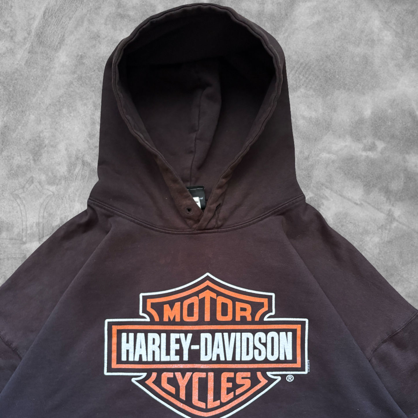 Black Harley Davidson Hoodie 2000s (XXL)