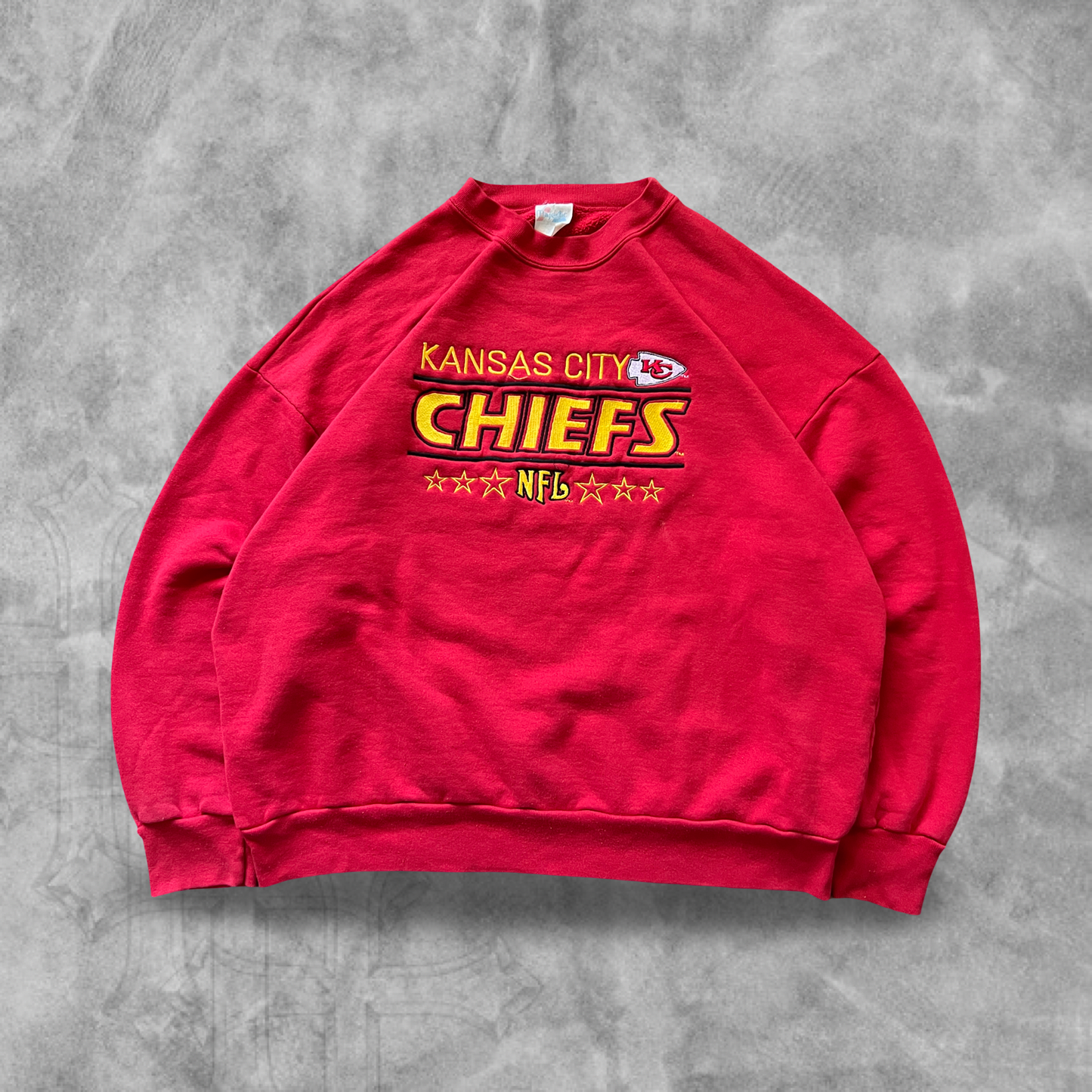 Red Kansas City Chiefs Sweatshirt 1990s (XL)