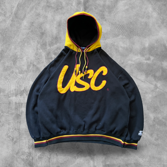 Black USC Starter Bead Hoodie 1990s (XL)