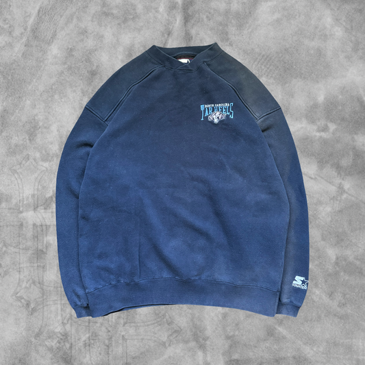 Navy Blue Tarheels Sweatshirt 1990s (XL)