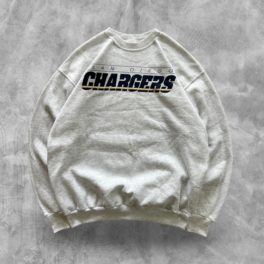 Gray San Diego Chargers Sweatshirt 1990s (L)