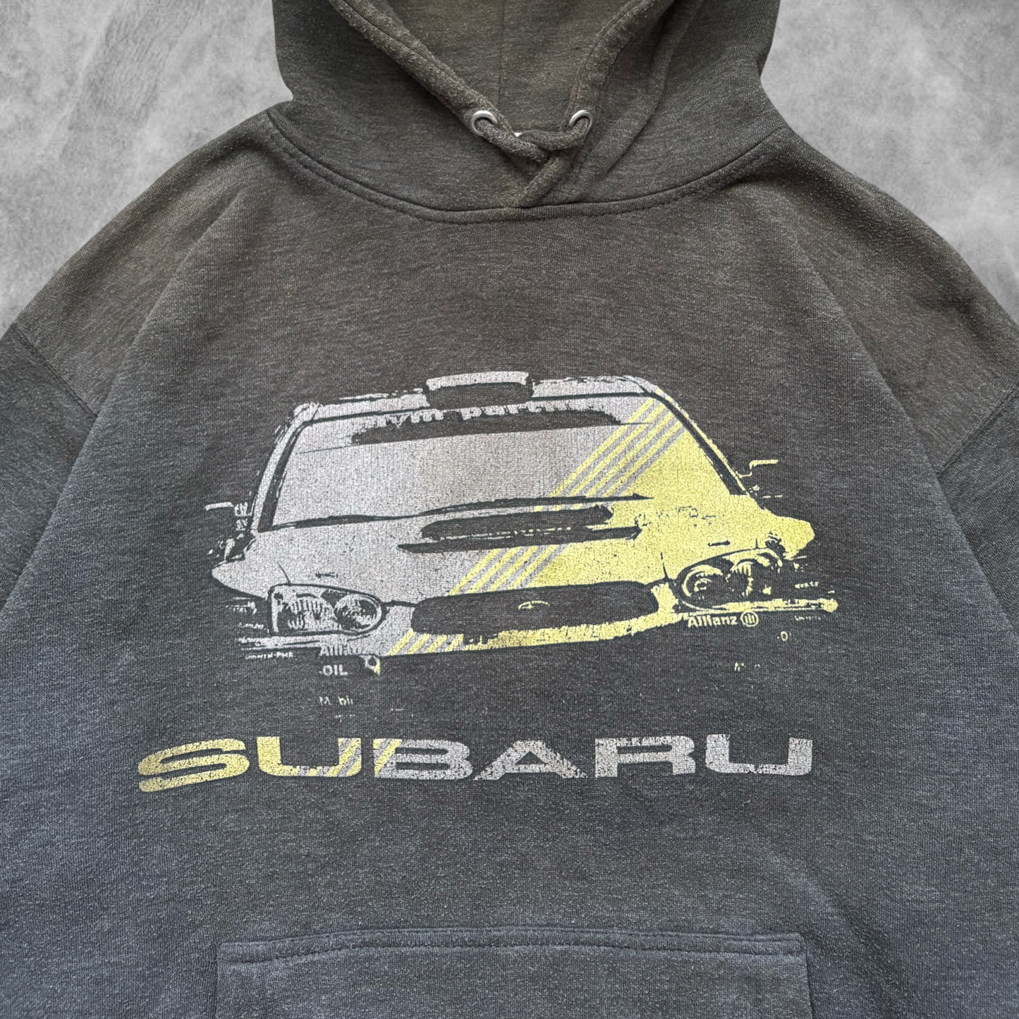 Charcoal Grey Subaru Hoodie 2000s (L)