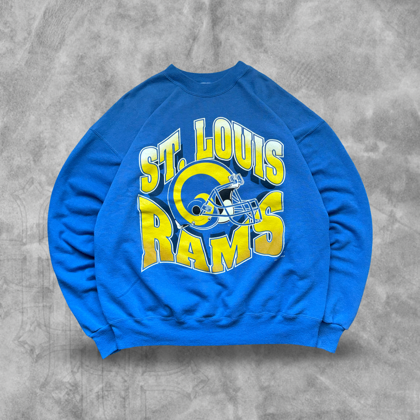 Blue St. Louis Rams Sweatshirt 1990s (XL)