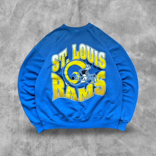 Blue St. Louis Rams Sweatshirt 1990s (XL)