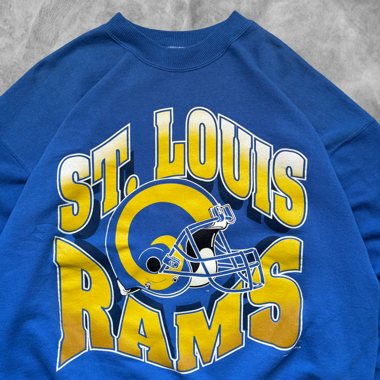 Blue St. Louis Rams Sweatshirt 1990s (XL)