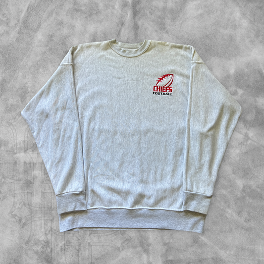 Grey Chiefs Football Sweatshirt 1990s (XXL)