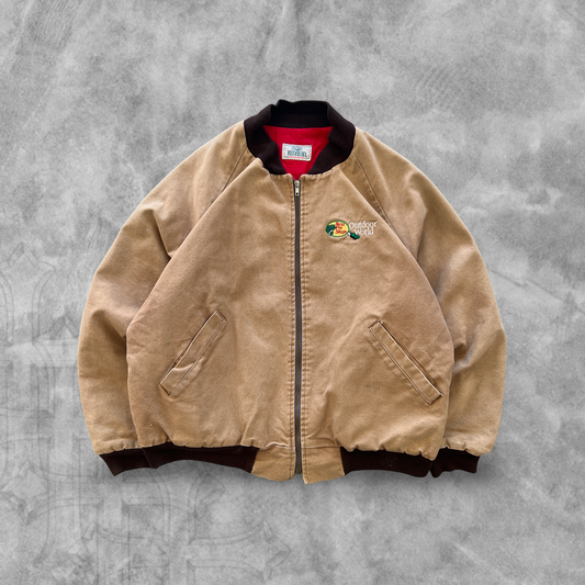Faded Camel Bass Pro Jacket 1990s (XL)