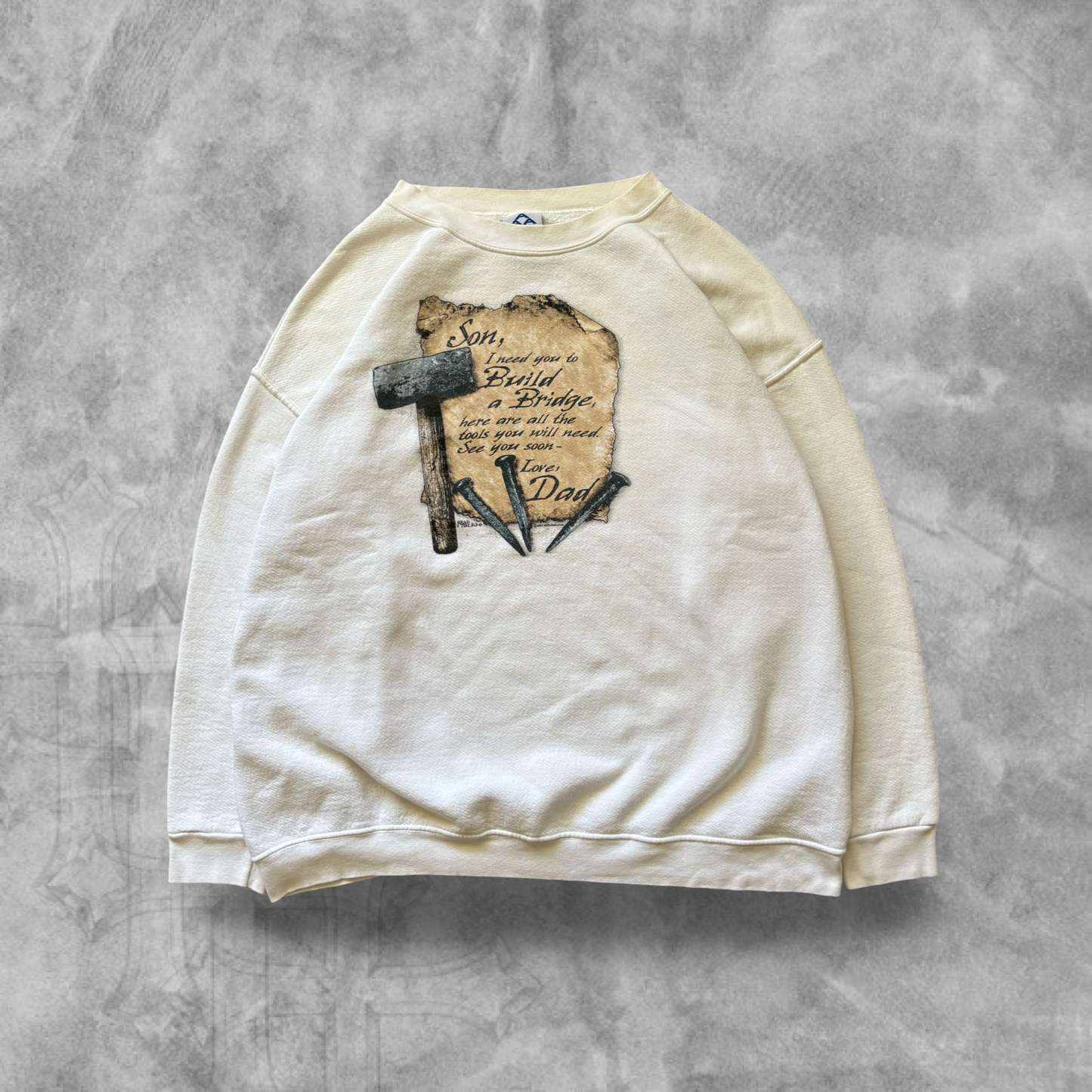 White Jesus Sweatshirt 1990s (XL)