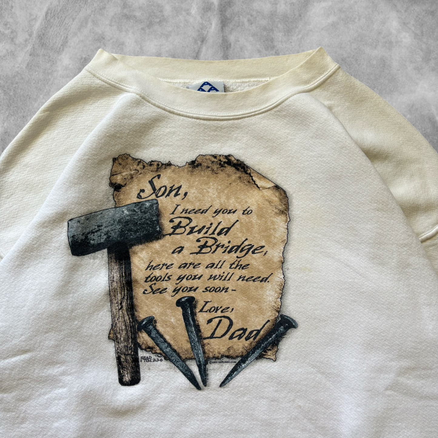 White Jesus Sweatshirt 1990s (XL)