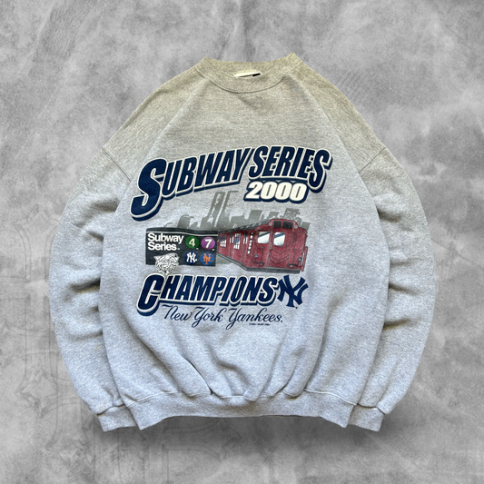 Grey Subway Series Sweatshirt 2000s (L)