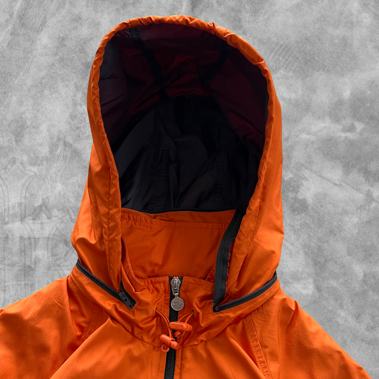 Anchor Gray Nike Hooded Jacket 2000s (L)