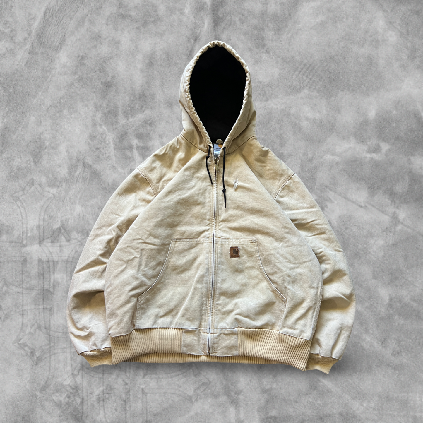 Sandstone Carhartt Hooded Jacket 2000s (XL)
