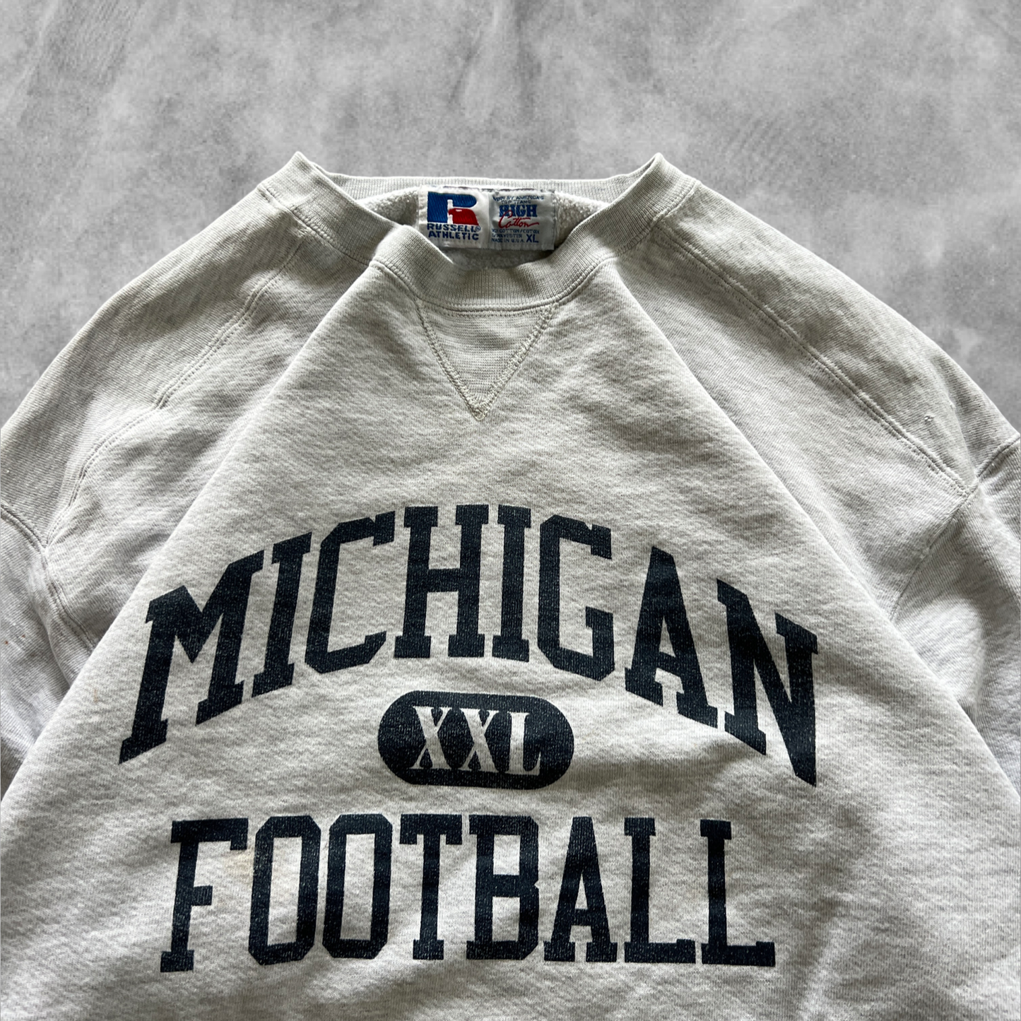 Light Gray Michigan Football Sweatshirt 1990s (XL)
