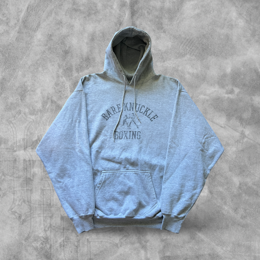 Grey Bare Knuckle Boxing Hoodie 1990s (XXL)