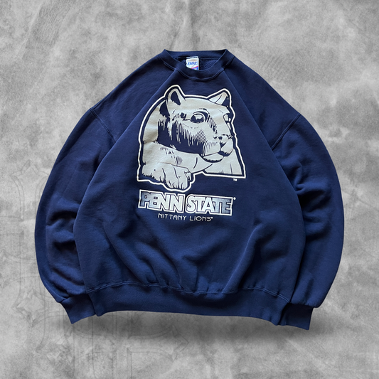 Navy Blue Penn State Sweatshirt 1990s (XL)