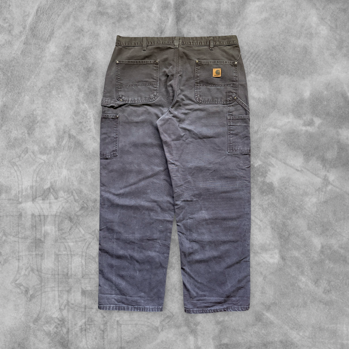 Mocha Brown Carhartt Double Knee Pants 1990s (38x30)