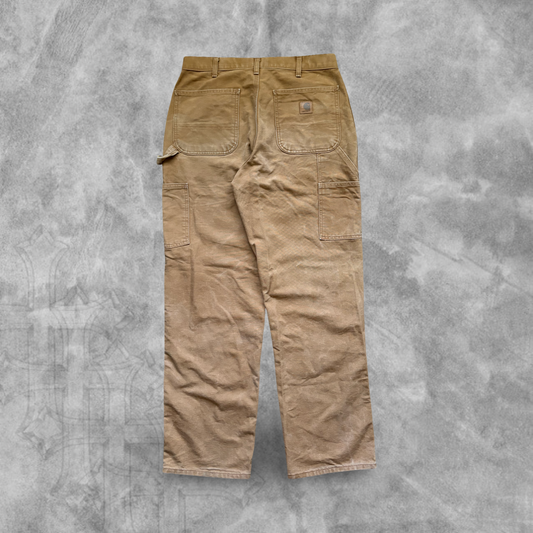 Tan Carhartt Carpenter Pants 2000s (32x32)