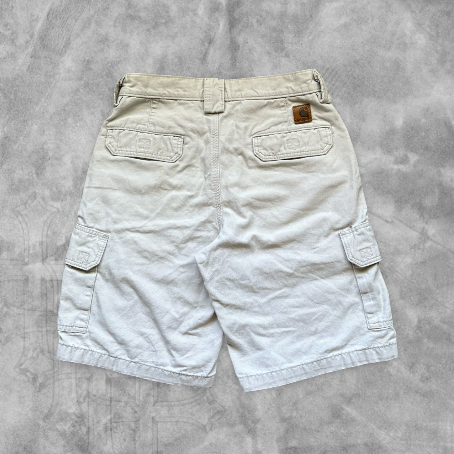 White Carhartt Carpenter Shorts 2000s (30)