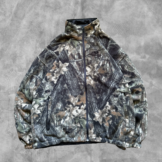 Reversible Realtree Camo Fleece Zip Up Jacket 1990s (XL)