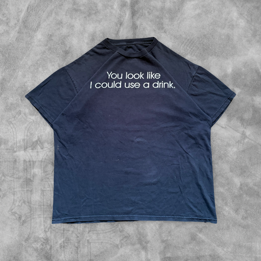 Black I Could Use A Drink Shirt 1990s (L)
