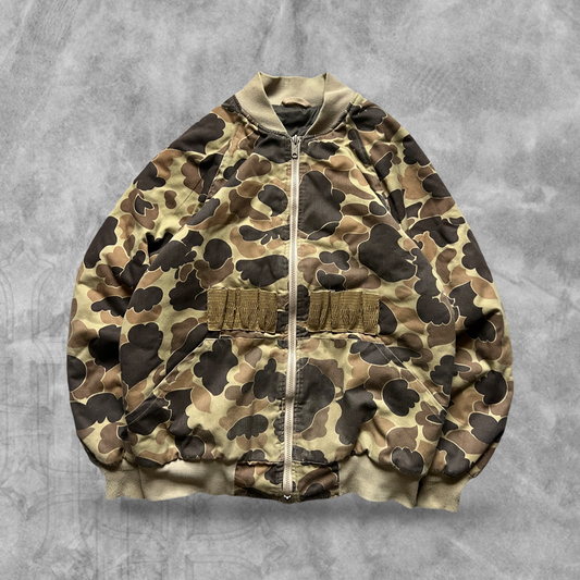 Duck Hunter Camo Reversible Jacket 1990s (L)