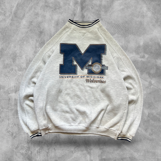 Gray University of Michigan Wolverines Sweetheart 1990s (XL)