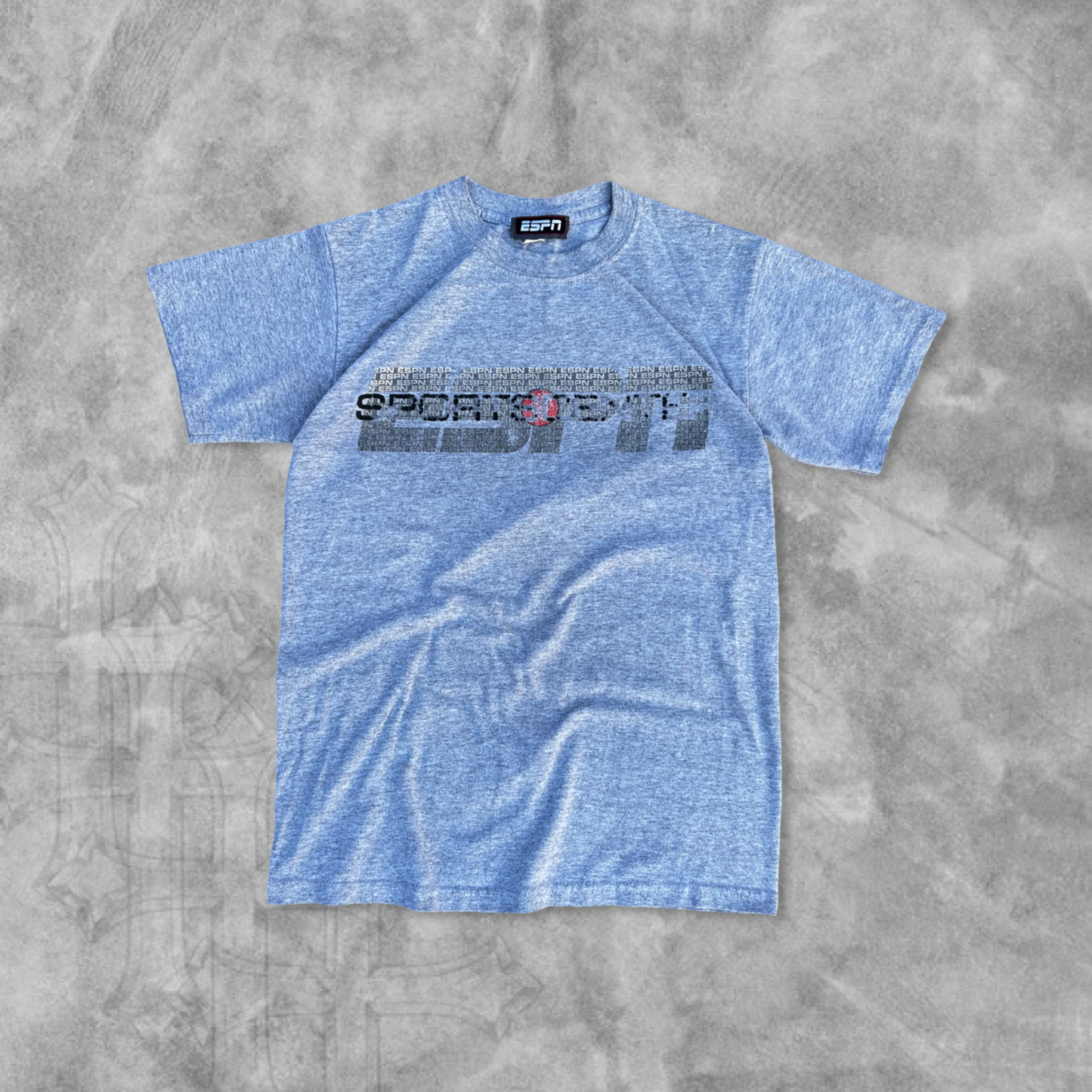 Grey ESPN Sports Center Shirt 1990s (M)