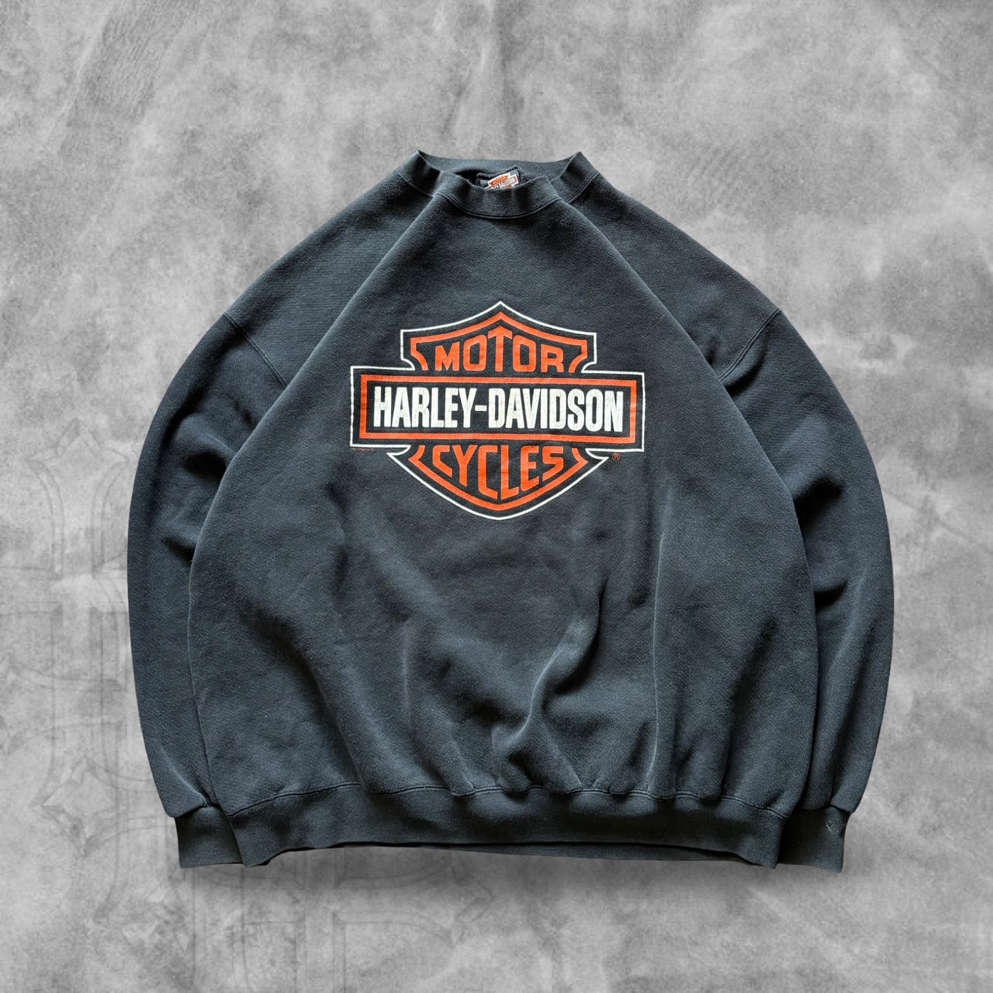Black Harley Davison Sweatshirt 1990s (XXL)