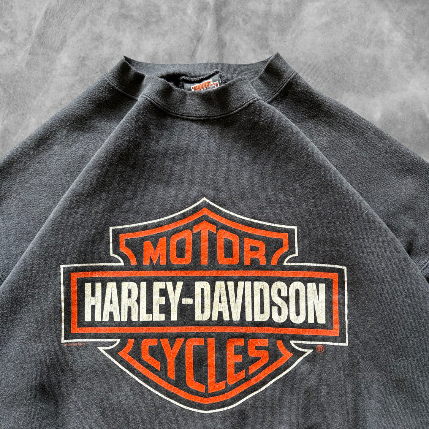 Black Harley Davison Sweatshirt 1990s (XXL)