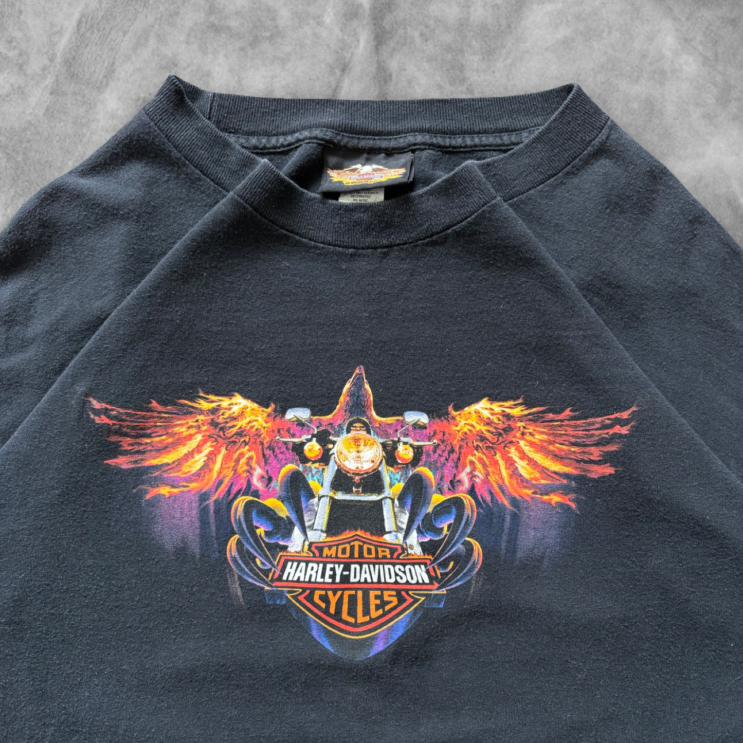 Center hit Harley eagle