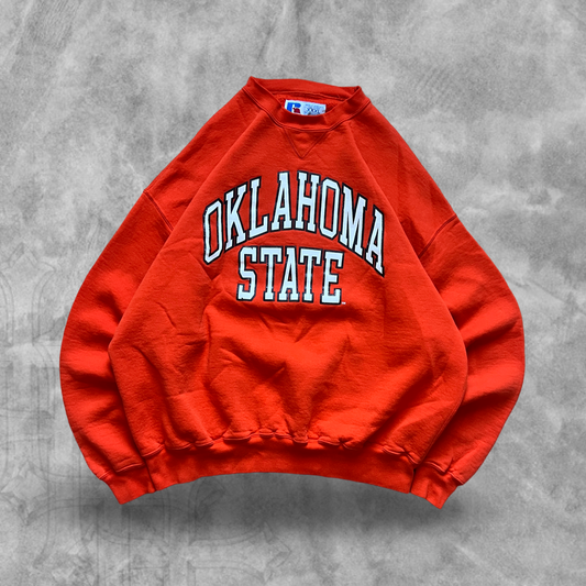 Orange Oklahoma State University Sweatshirt 1990s (XL)