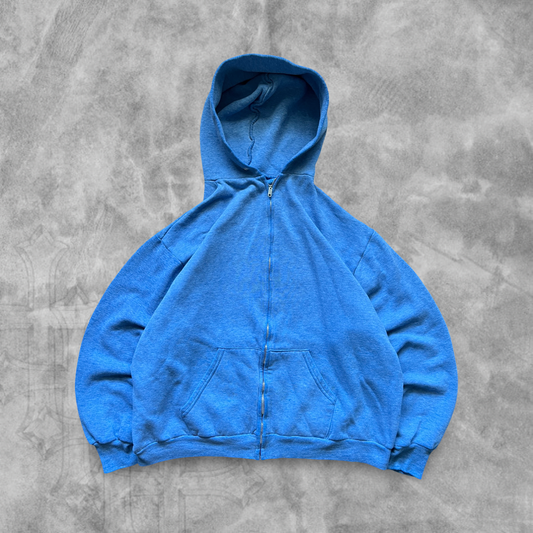 Sky Blue Hooded Jacket 1980s (S)