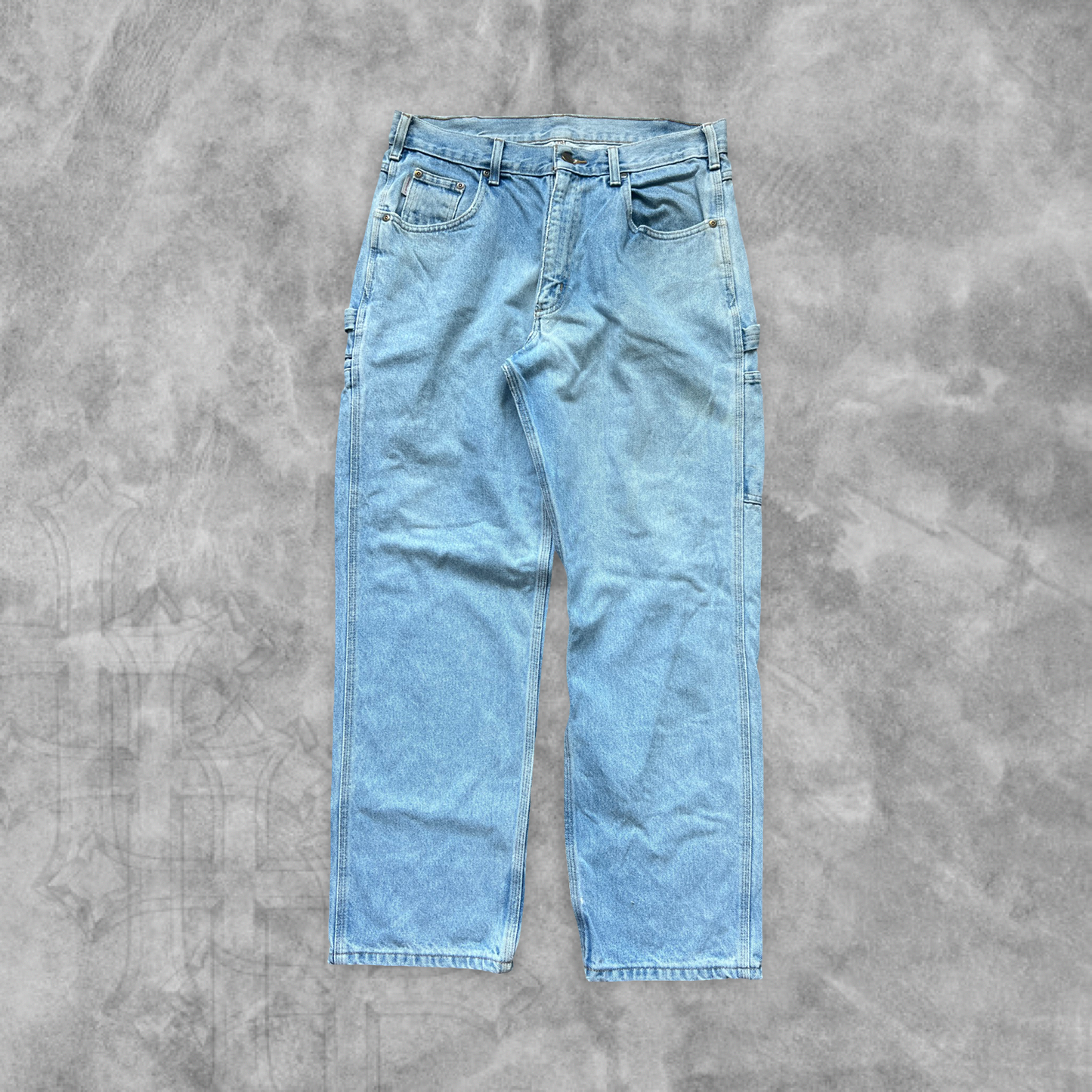 Faded Denim Carhartt Carpenter Jeans 2000s (34x30)