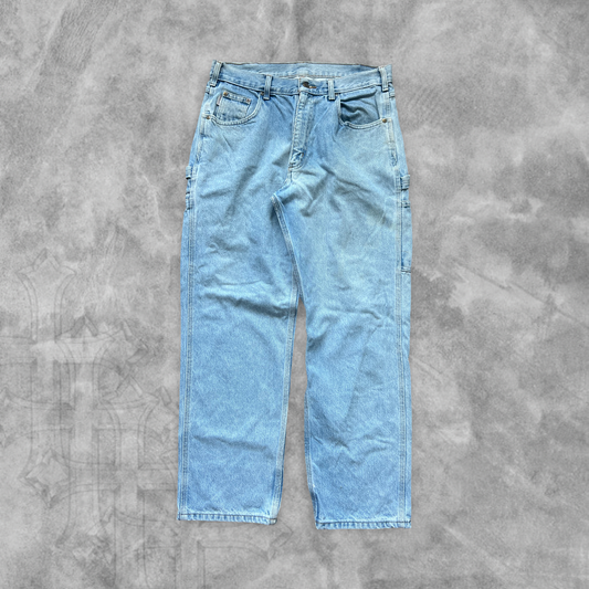 Faded Denim Carhartt Carpenter Jeans 2000s (34x30)